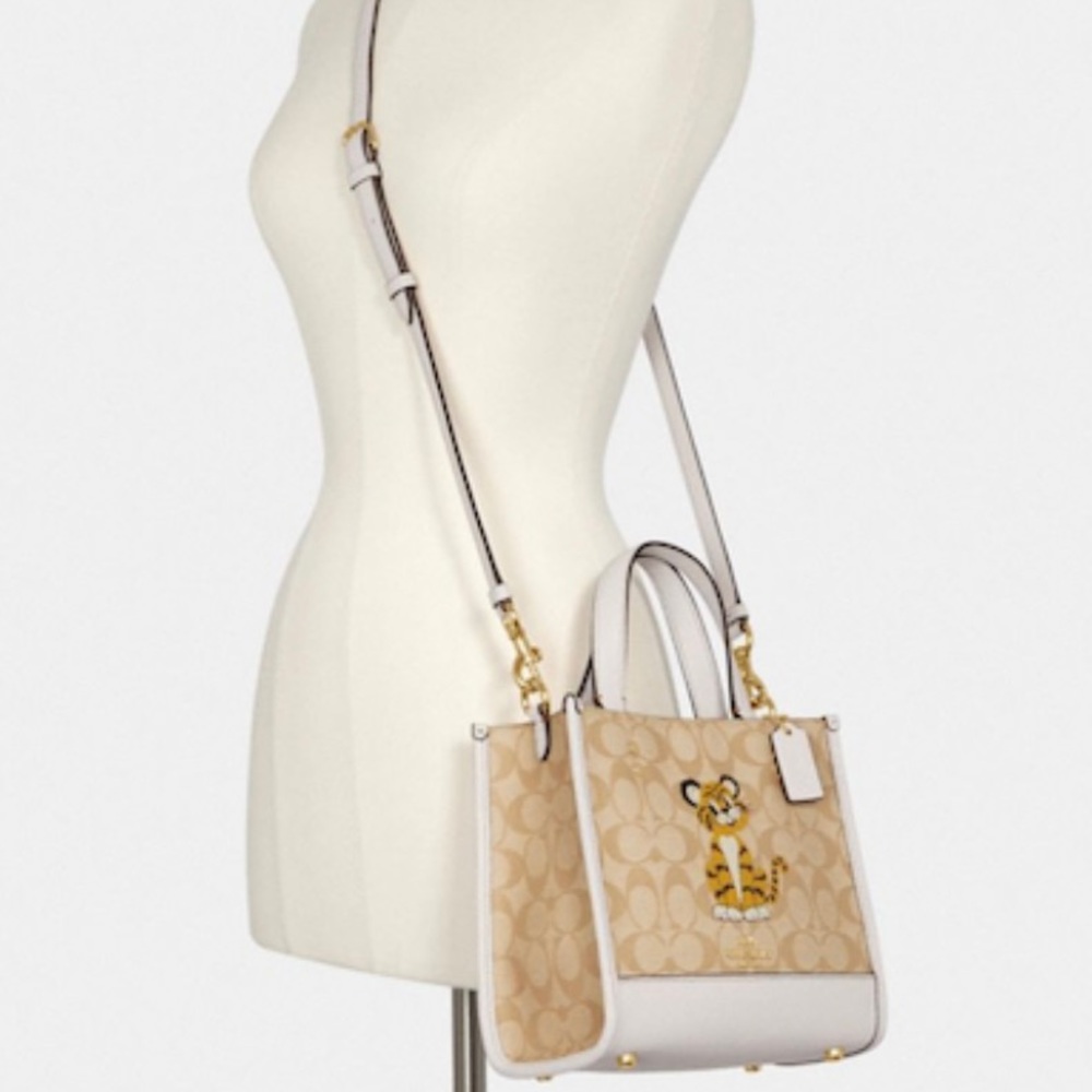 Coach Dempsey Year of Tiger  signature tote hard to find  new with tags - Picture 5 of 9